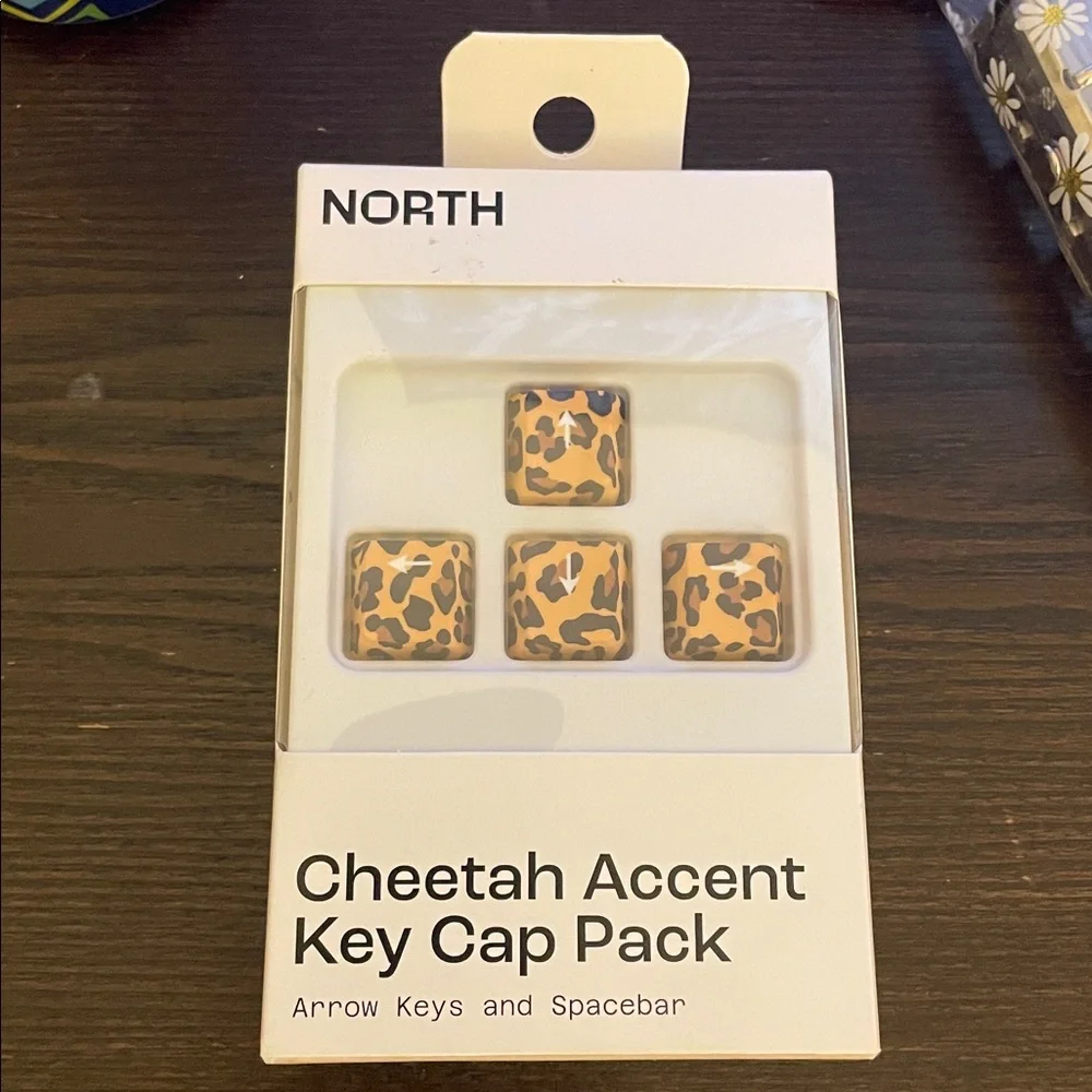 CHEETAH ACCENT KEY PACK MX Arrow Keys+Spacebar - NWT